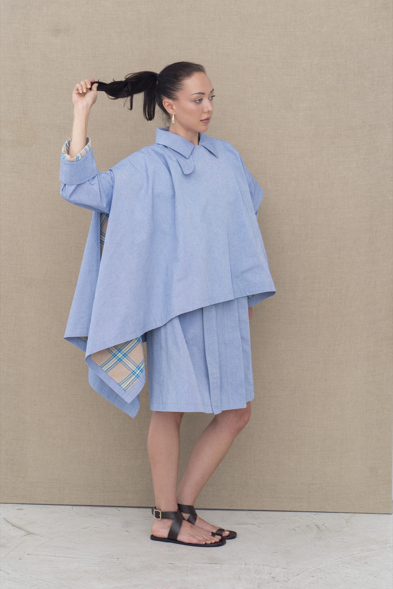 sky cape — Blue