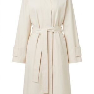 embroidered trench coat